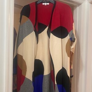 BB Dakota Multicolor Geometric Sweater